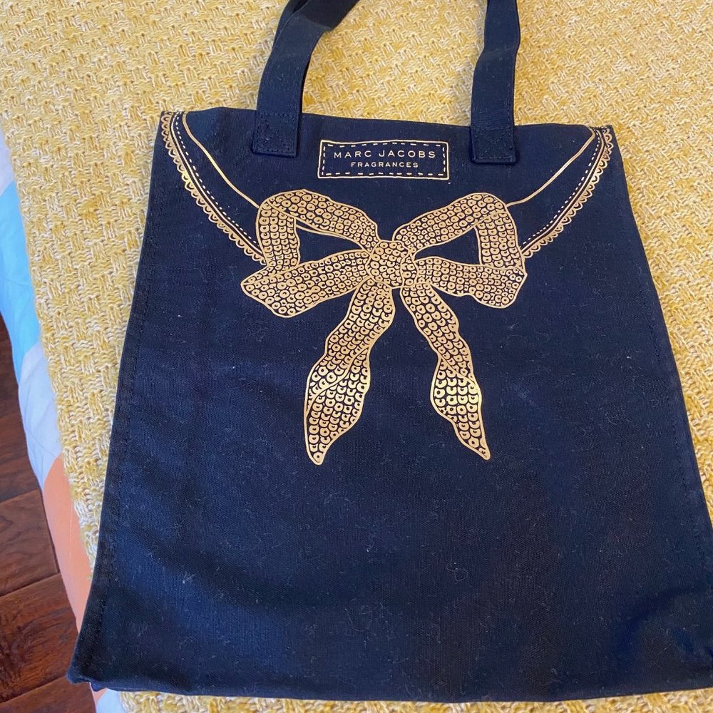 NEW Marc Jacobs Fragrances Black Cotton TOTE